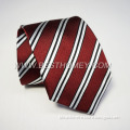 Men's real custom silk ties jacquard striped woven ties with high quality